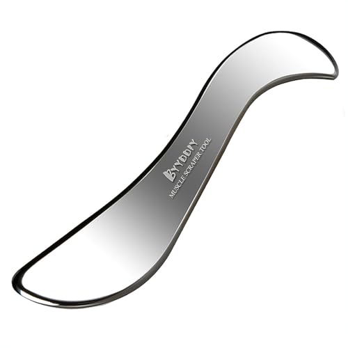 Amazon.com: BYYDDIY 304 Stainless Steel Gua Sha Muscle Scraper Tool,Scar Tissue Tool,Physical Therapy Tools,Muscle Scraping Tool,Guasha Massage Scraper,IASTM Tools,Skin Scraping Tool,Soft Tissue Massage Tool : Health & Household