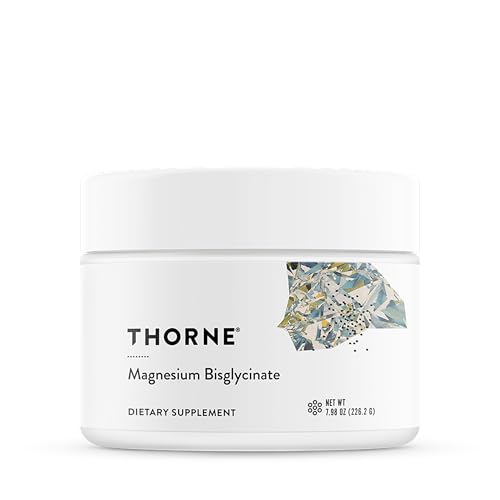 Amazon.com: THORNE - Magnesium Bisglycinate - Powdered Magnesium Formula - Supports Restful Sleep, Muscle Relaxation, Heart Health & Metabolism* - NSF Certified for Sport - Gluten, Dairy & Soy-Free - 60 Servings : Health & Household