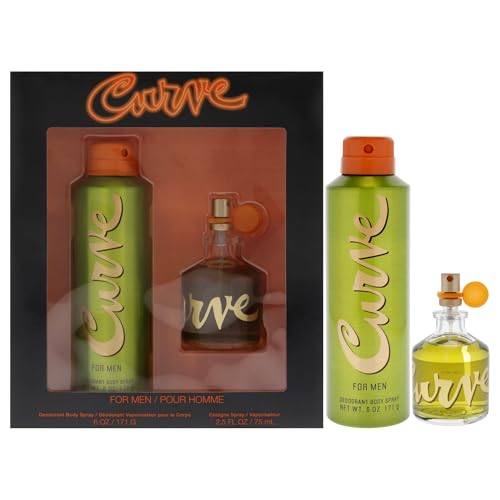 Amazon.com : Curve Men's Cologne Fragrance Set, Cologne Spray & Deodorant, Casual Day or Night Scent, Curve for Men, 2 Piece Set, 2.5 fl. oz : Beauty & Personal Care