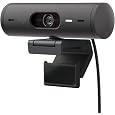 Amazon.com: Logitech Brio 505 Full HD 1080p Webcam with auto Light Correction, framing, Dual Noise Reduction mics, Privacy Shutter - Works with Teams, Meet, Zoom, TAA Compliant. : Electronics