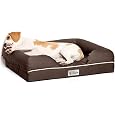 Amazon.com : PetFusion Ultimate Dog Bed, Orthopedic Memory Foam, Multiple Sizes and Colors, Medium Firmness Pillow, Waterproof Liner, YKK Zippers, Breathable 35% Cotton Cover : Pet Supplies