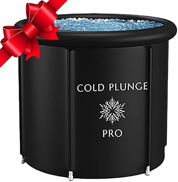 COLD PLUNGE PRO Ice Bath Tub with Cover, Portable Cold Plunge Tub for Athletes Recovery (XL Size) Multi-Layered, Ice Pod Cold Plunge Pool, Black - Amazon.com