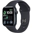 Amazon.com: Apple Watch SE (2nd Gen) (GPS, 44mm) - Midnight Aluminum Case with Midnight Sport Band, M/L (Renewed) : Clothing, Shoes & Jewelry