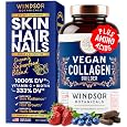 Amazon.com: Vegan Collagen Supplements for Women and Men - Plant Based Collagen Boost Tablets - Beauty Booster Vegan Biotin, Hyaluronic Acid, Amino Acids, Organic Collagen Peptides - 30 Collagen Vegan Pills : Health & Household